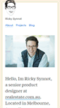 Mobile Screenshot of itsricky.com